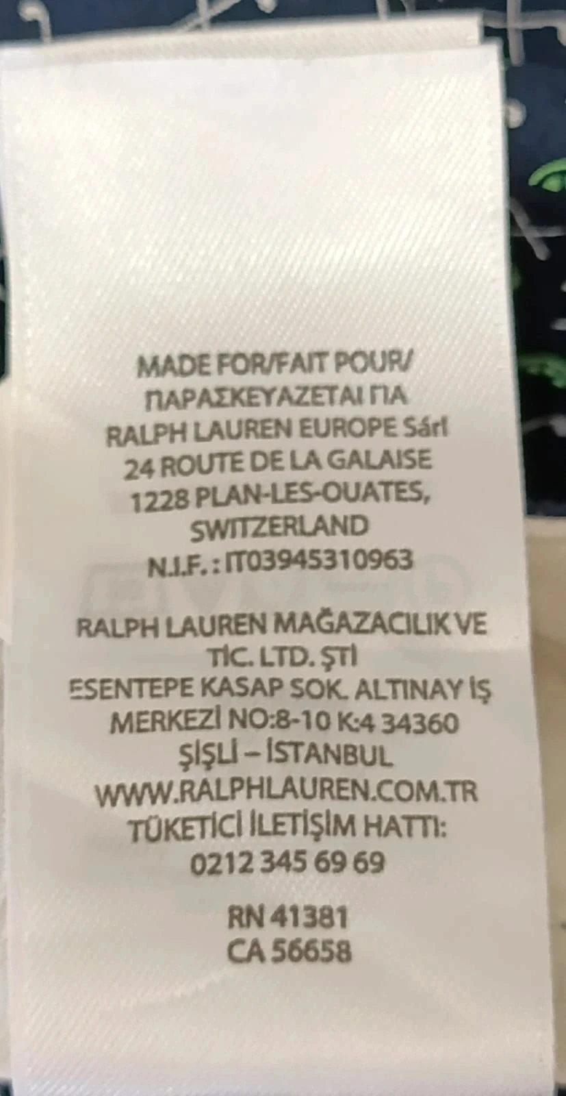 Short Polo Golf Ralph Lauren Classic Fit marineblauw Maat 34 – photo 17